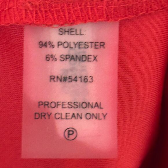 Calvin Klein Sleeveless Red Mini Dress Bodycon - Picture 4 of 8